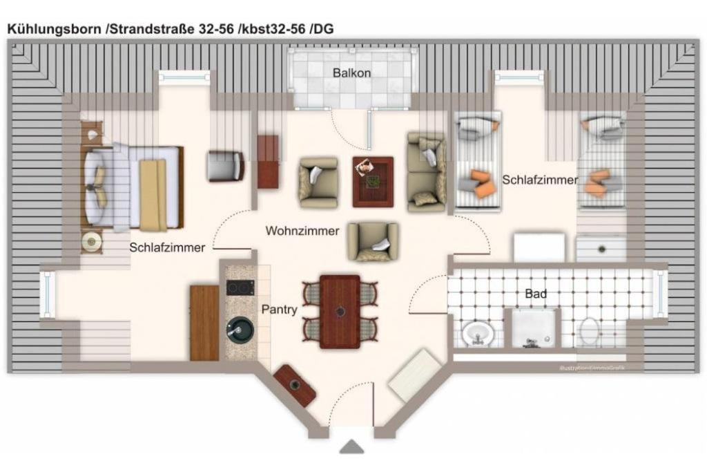 Strandstrasse 32 Strandstrasse 32-56 คูล็องสบอร์น ภายนอก รูปภาพ